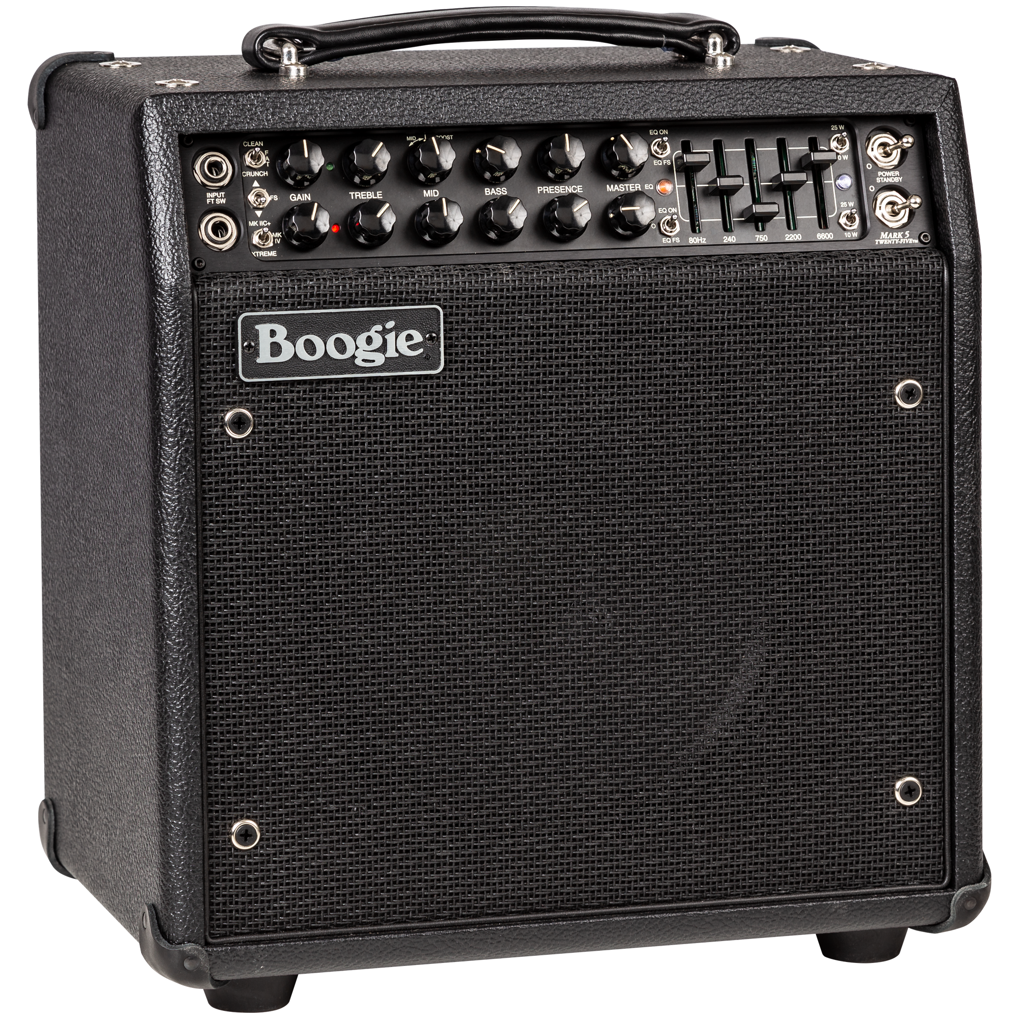 Mesa Boogie Mark Five 25 1x10 combo amplifier black with 6-band EQ and presence control