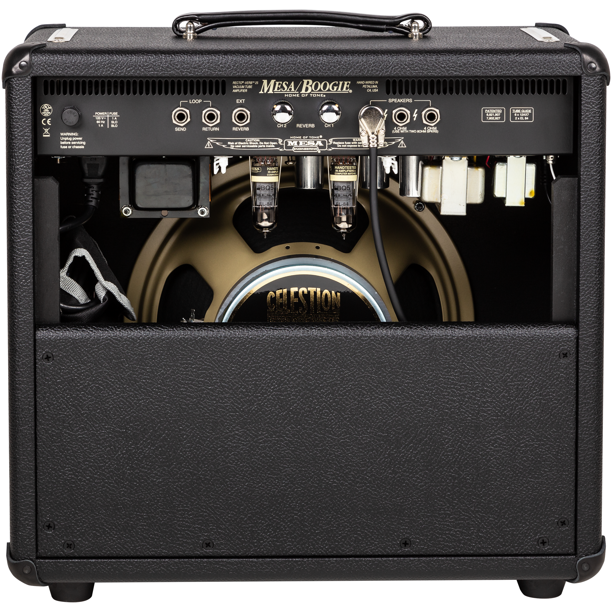 Mesa Boogie Recto-Verb 25 1x12 combo amplifier black bronco with dual EL84 power tubes