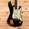 Fender Custom Shop 1960 Stratocaster Heavy Relic - Aged Black over 3-Color Sunburst