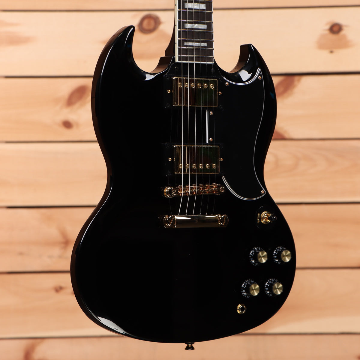 Epiphone SG Custom Ebony レフティ Epiphone SG Custom Left-handed Electric Guitar - Ebony