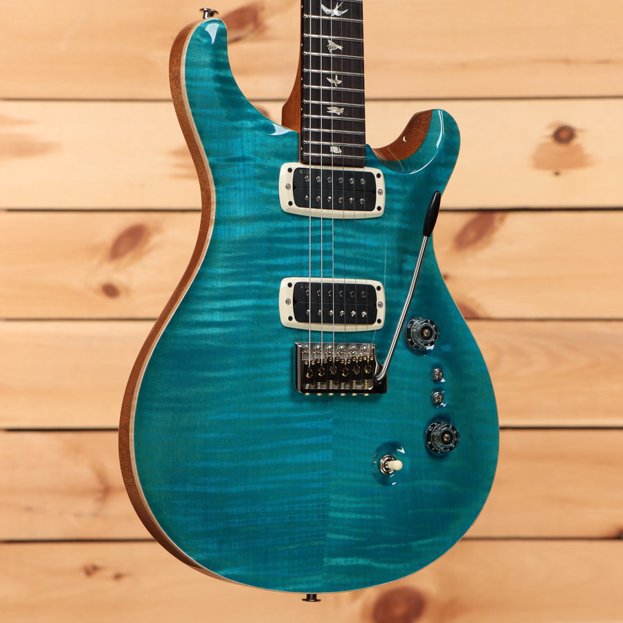 Paul Reed Smith Custom 24 electric guitar Carroll Blue flamed maple top with dual humbuckers