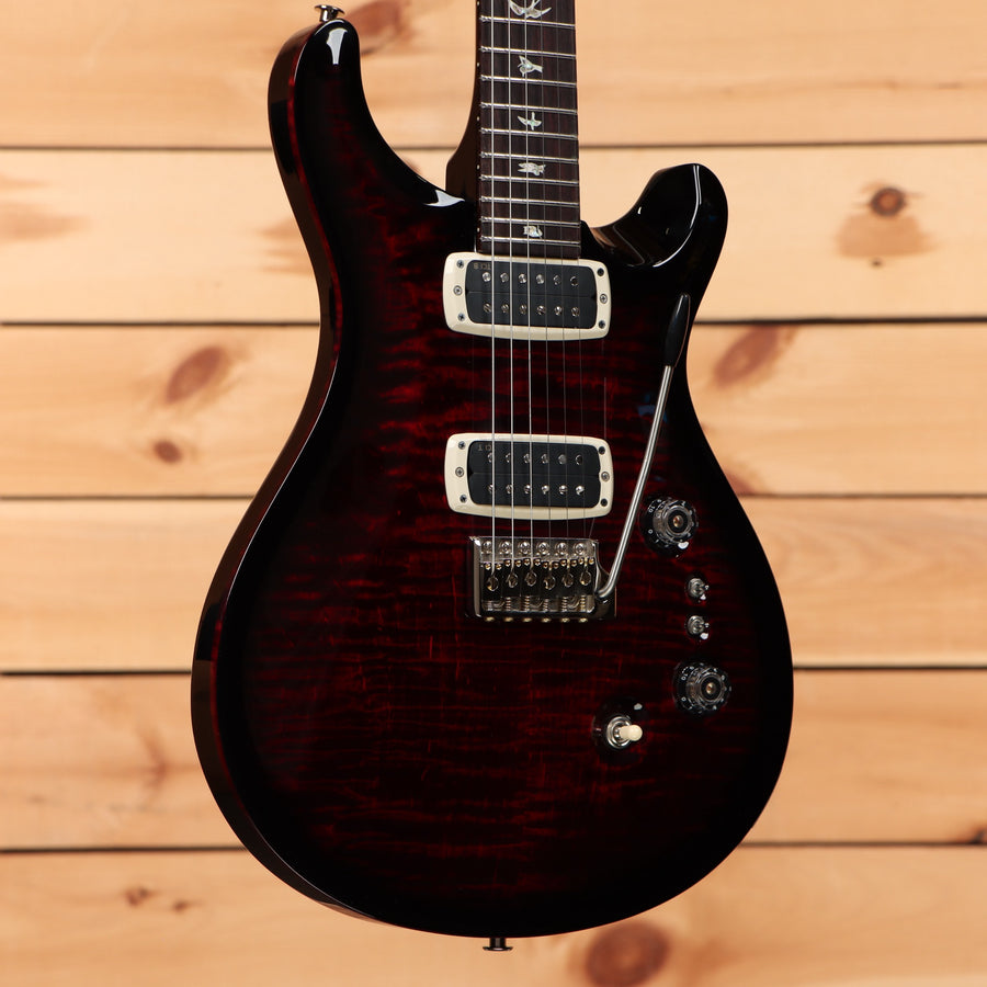 Paul Reed Smith Custom 2408 Fire Smokeburst electric guitar with dual humbucker pickups and flamed maple top