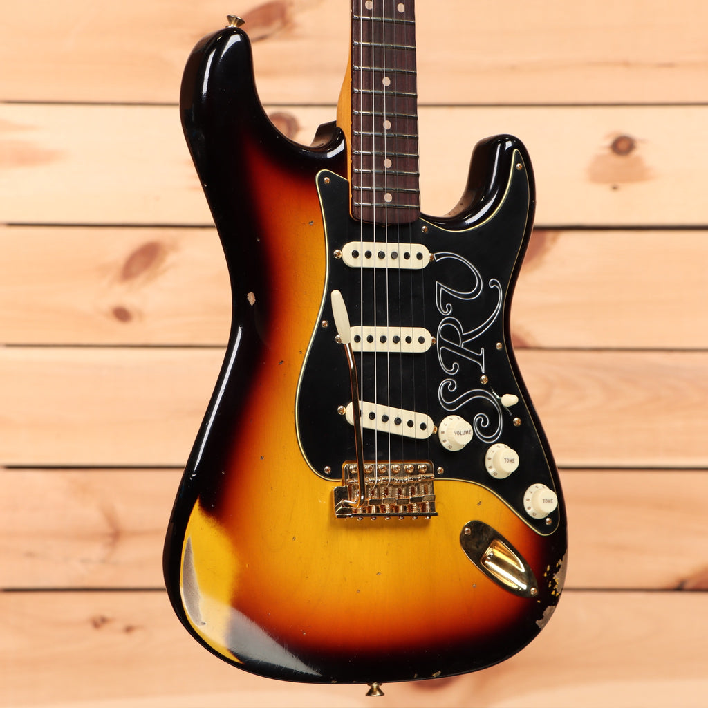 Fender Custom Shop Stevie Ray Vaughan Signature Strat Relic - Faded 3 Tone Sunburst