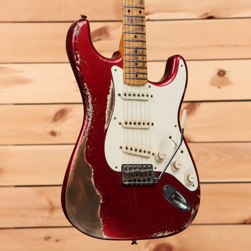 Fender Custom Shop Limited Andy Hicks Masterbuilt 1958 Stratocaster Heavy Relic - Poison Apple Red