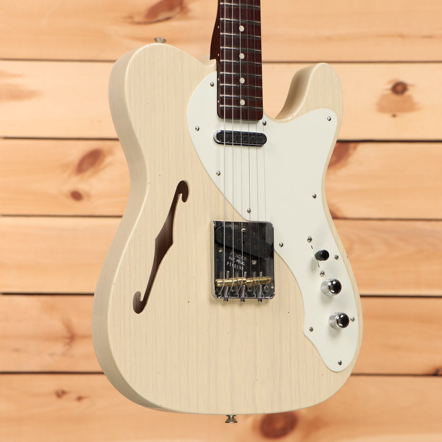 Fender Custom Shop Limited 50s Telecaster Thinline Journeyman Relic semi-hollow electric guitar Vintage Blonde with f-hole