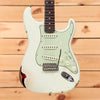 Fender Custom Shop Limited Dealer Select 1960 Stratocaster Relic - Olympic White over 3 Color Sunburst