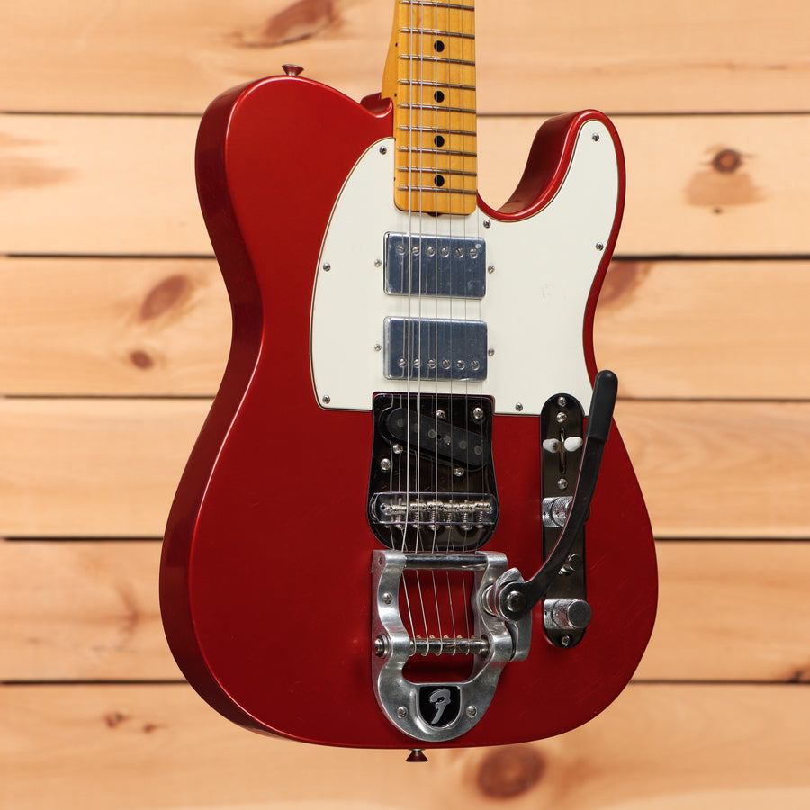 Fender Stories Collection Mike Campbell Red Dog Telecaster electric guitar Red Dog Red with vintage tremolo bridge