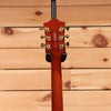 Gretsch Limited Electromatic Flame Okoume Broadkaster Double-Cut with Bigsby - Roundup Orange Stain