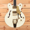 Gretsch LTD Falcon Center Block Double-Cut With String-Thru Bigsby - Vintage White