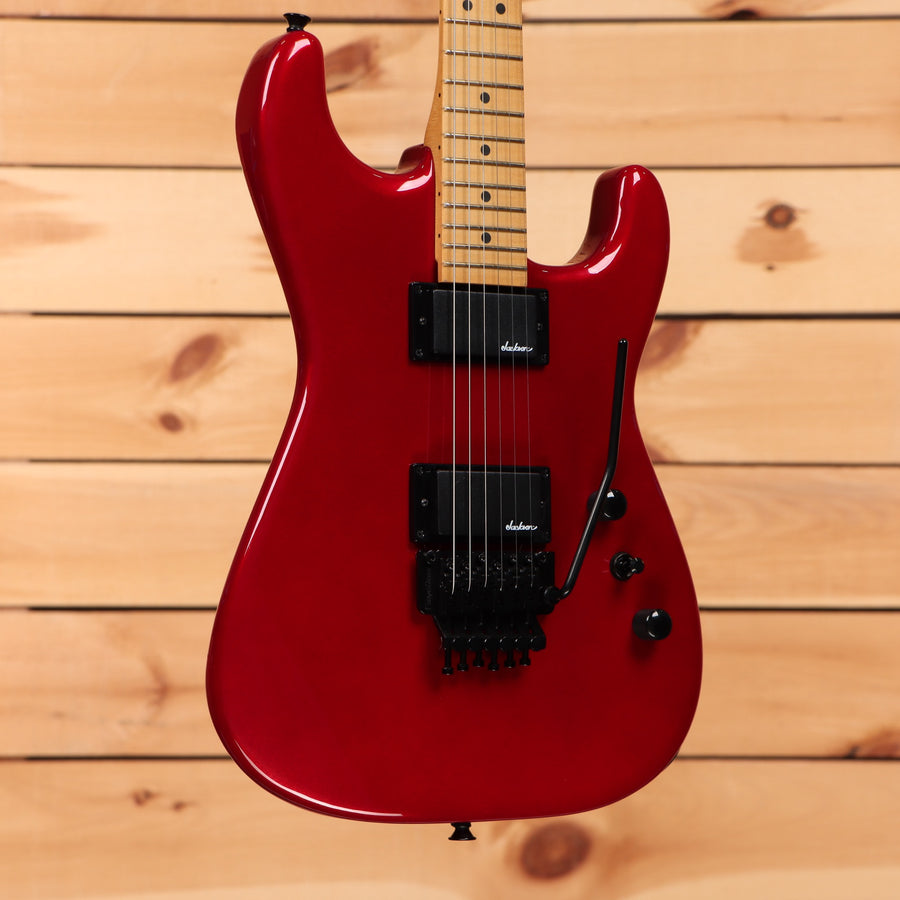 Jackson Pro Origins 1985 San Dimas SD1 electric guitar Candy Apple Red with dual humbucker pickups