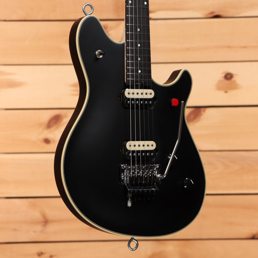 EVH MIJ Series Wolfgang Stealth electric guitar black finish humbucker pickups