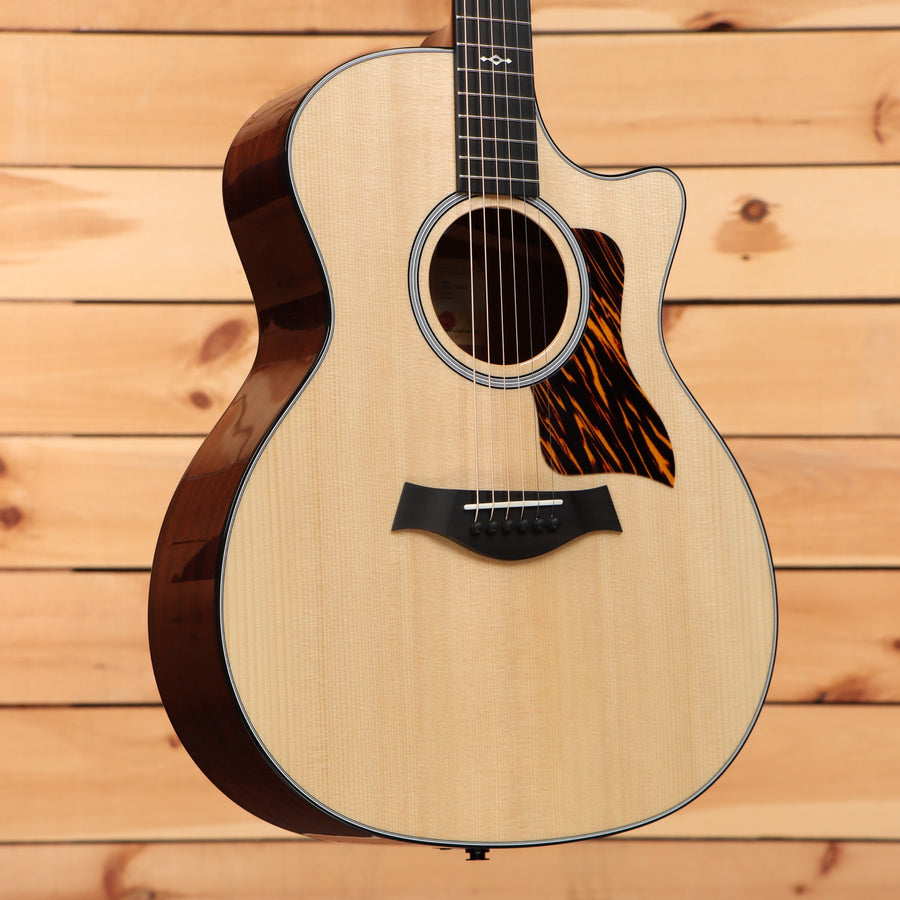 Taylor 314ce Next Generation Grand Auditorium acoustic-electric guitar Natural with venetian cutaway and tortoiseshell pickgu