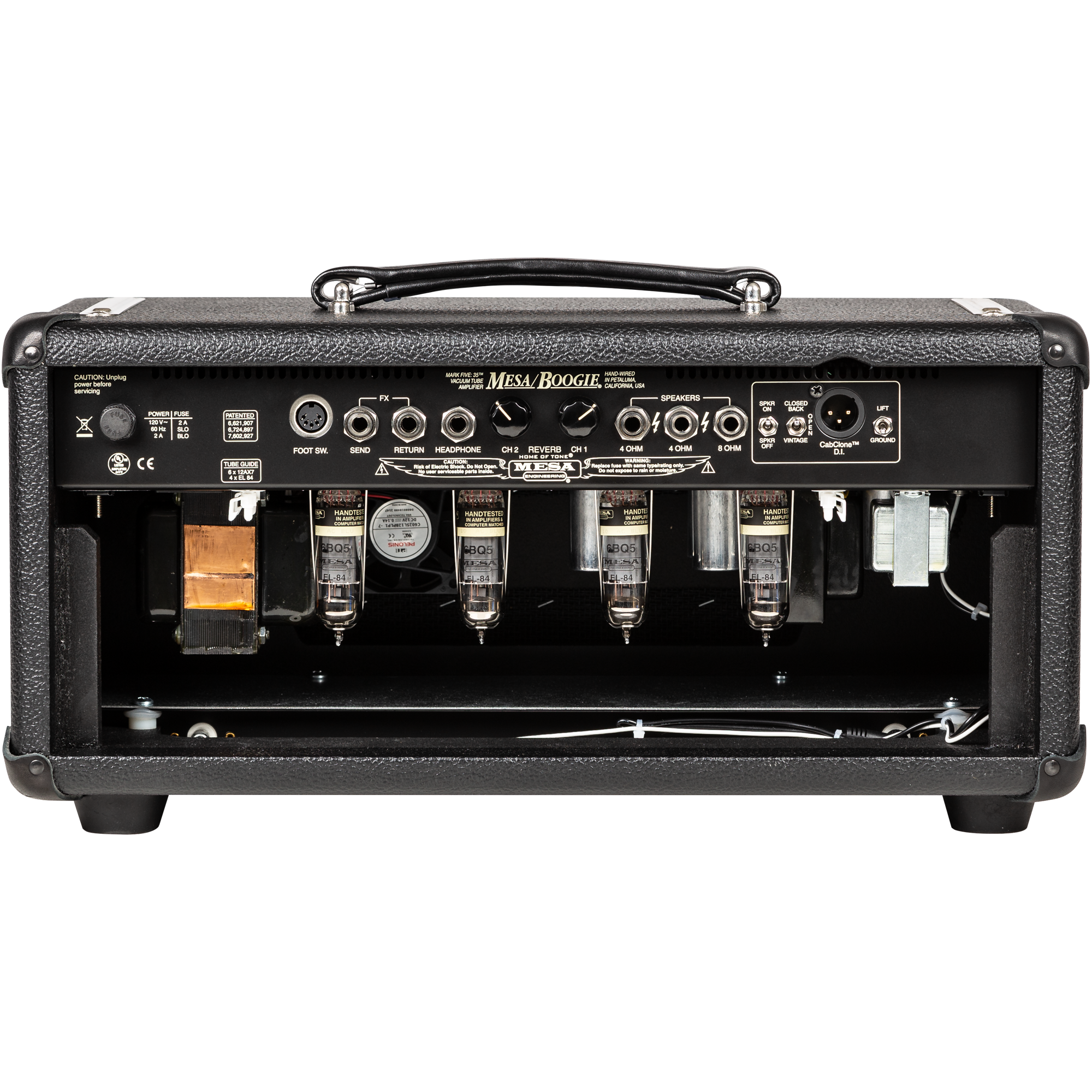 Mesa Boogie Mark Five 35 Head tube amplifier black with four EL84 power tubes