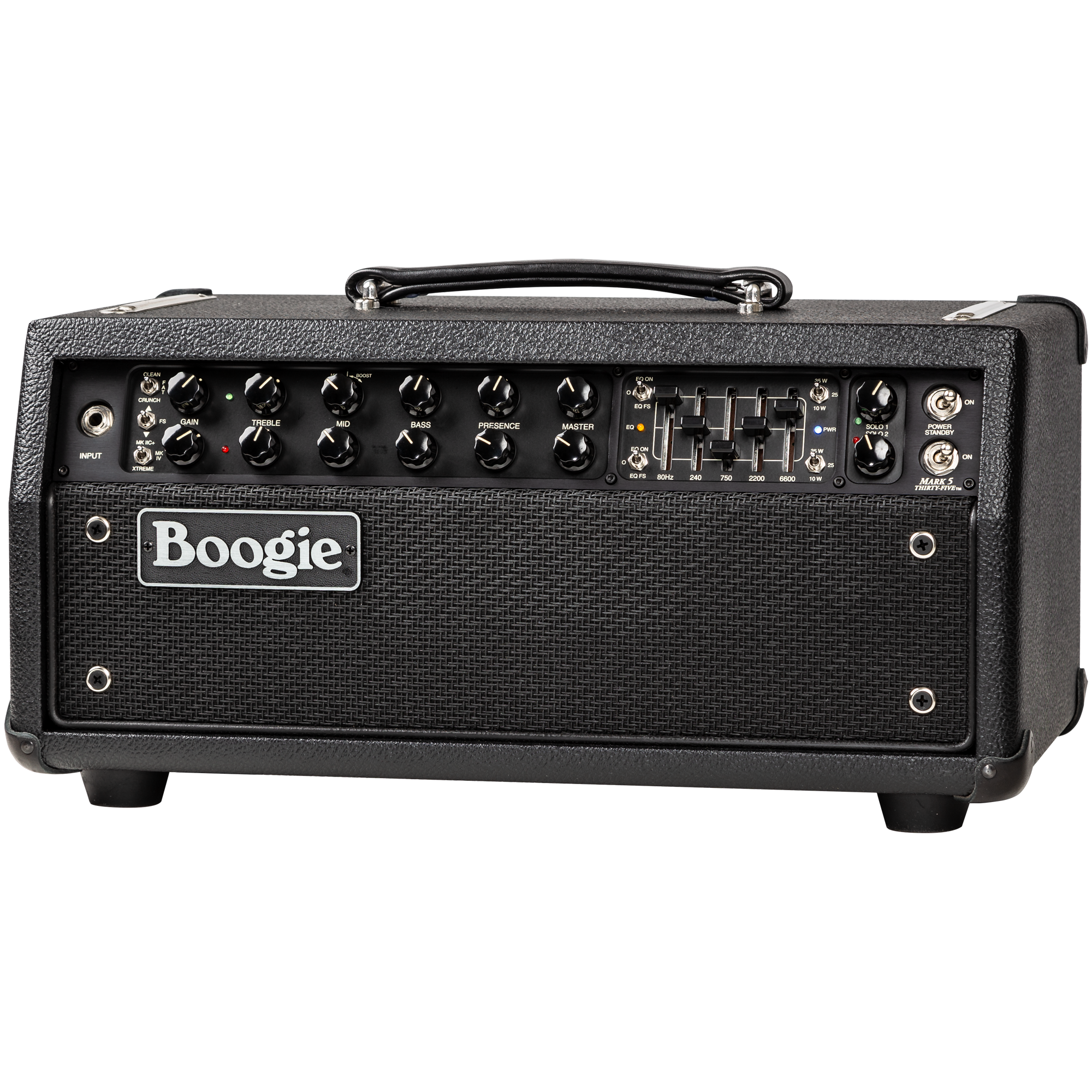 Mesa Boogie Mark Five 35 guitar amplifier head black with parametric EQ section