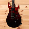 Paul Reed Smith Custom 24 Wood Library - Fire Red To Gray Black Fade