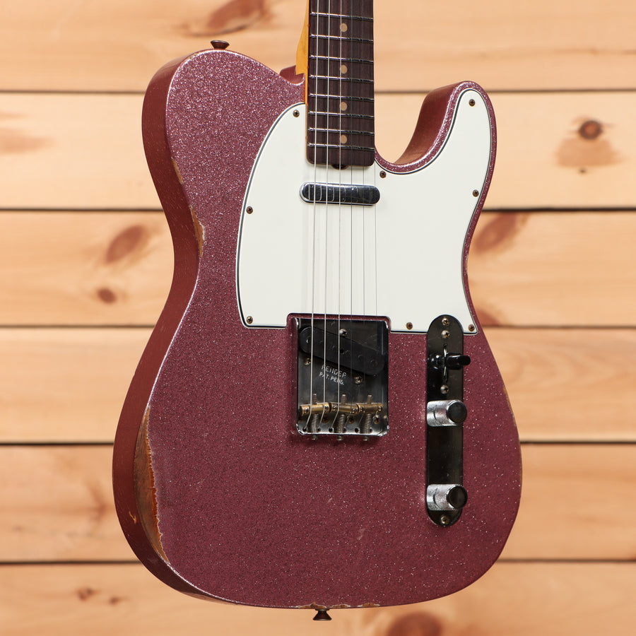 Fender Custom Shop Limited 1961 Telecaster Relic electric guitar Aged Champagne Sparkle single-coil pickups
