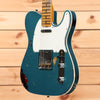 Fender Custom Shop Limited 1965 Telecaster Custom Heavy Relic - Ocean Turquoise over 3 Color Sunburst
