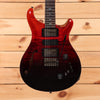 Paul Reed Smith Special Semi-Hollow Wood Library - Fire Red to Grey Black Fade