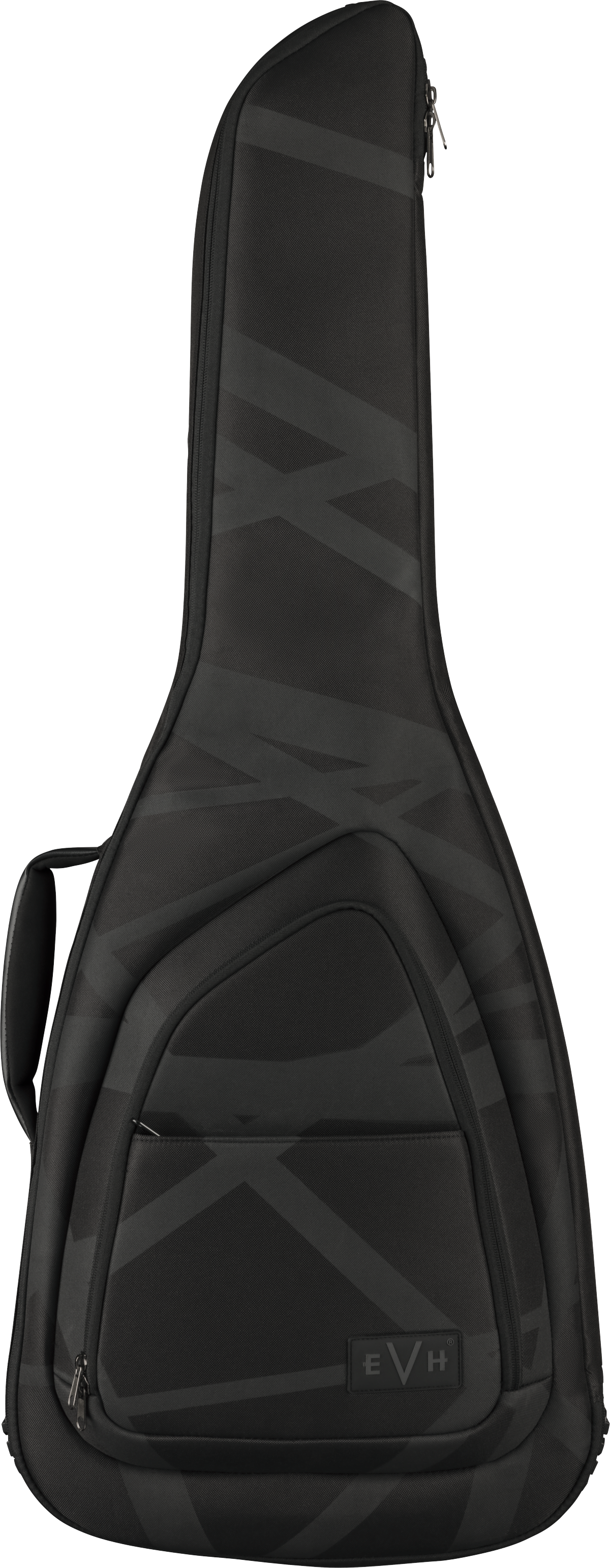 EVH Striped gig bag black and gray electric guitar case with shoulder strap