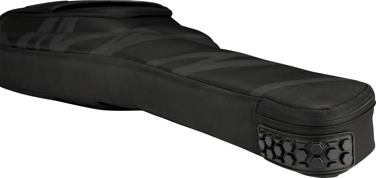 EVH Striped gig bag black and gray with hexagonal padding protection