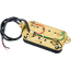 EVH Wolfgang bridge humbucking pickup black and white with gold-plated baseplate