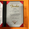 Fender Custom Shop Limited Greg Fessler Masterbuilt 1957 Strat Journeyman Relic - Fiesta Red