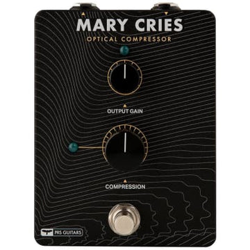 Paul Reed Smith Mary Cries Optical Compressor pedal black finish with dual control knobs
