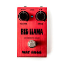 Way Huge Smalls Red Llama Overdrive MkIII guitar pedal with dual rotary controls and blue LED indicator