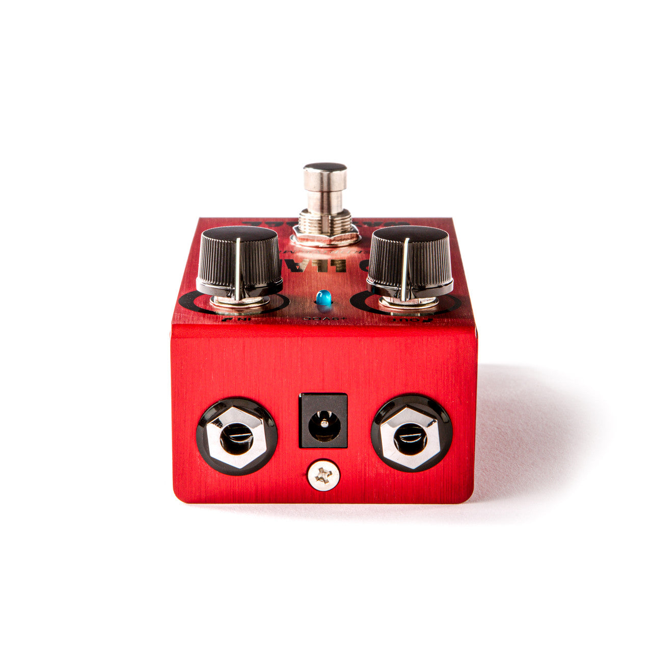 Way Huge Smalls Red Llama Overdrive pedal with dual knobs and center footswitch