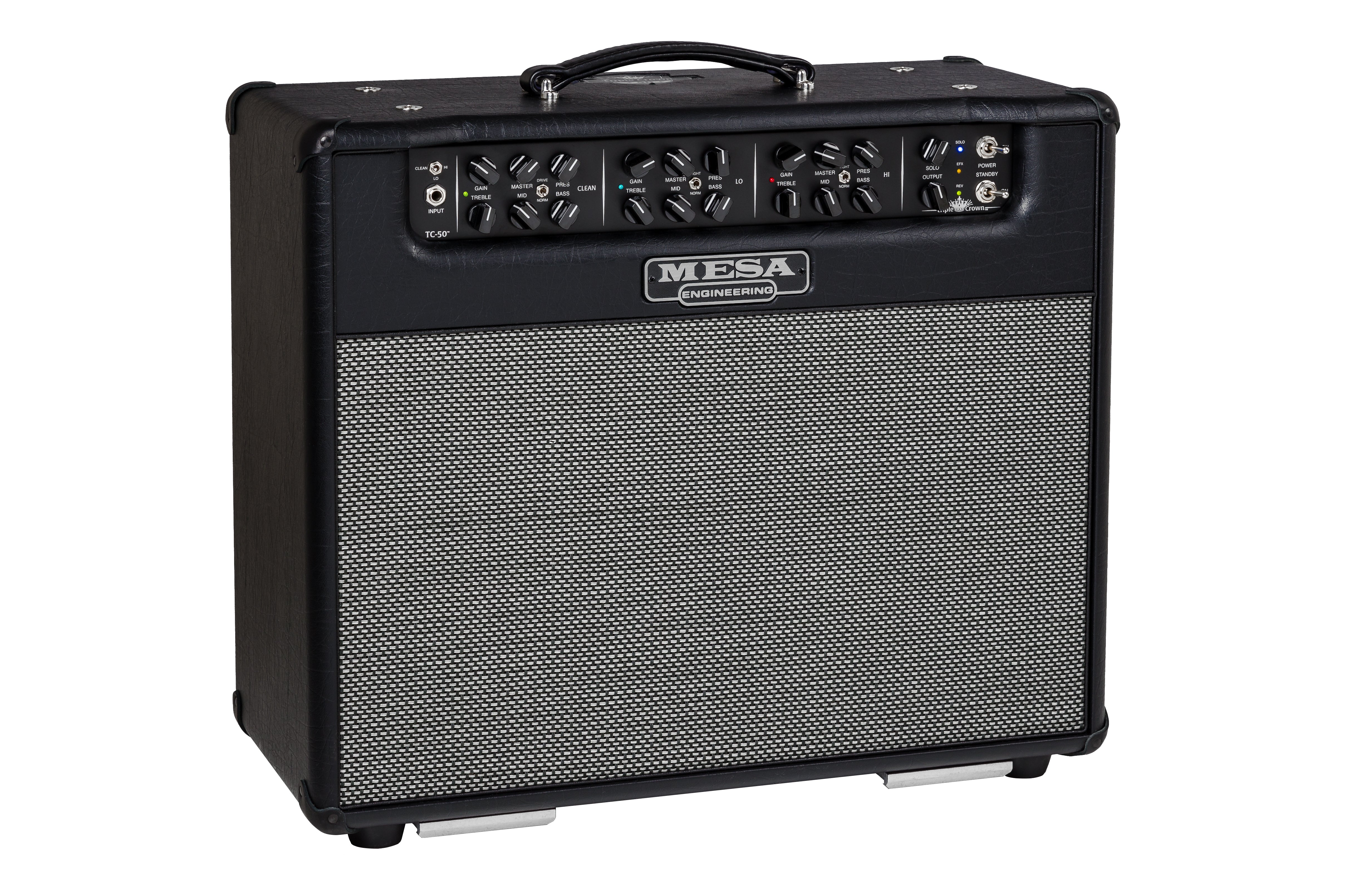 Mesa Boogie Triple Crown 50 1x12 combo amplifier black with dual channels and effects loop