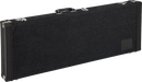 Fender x Wrangler Denim Case black guitar case with chrome hardware and carrying handle