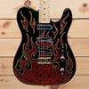 Fender James Burton Telecaster - Red Paisley Flames