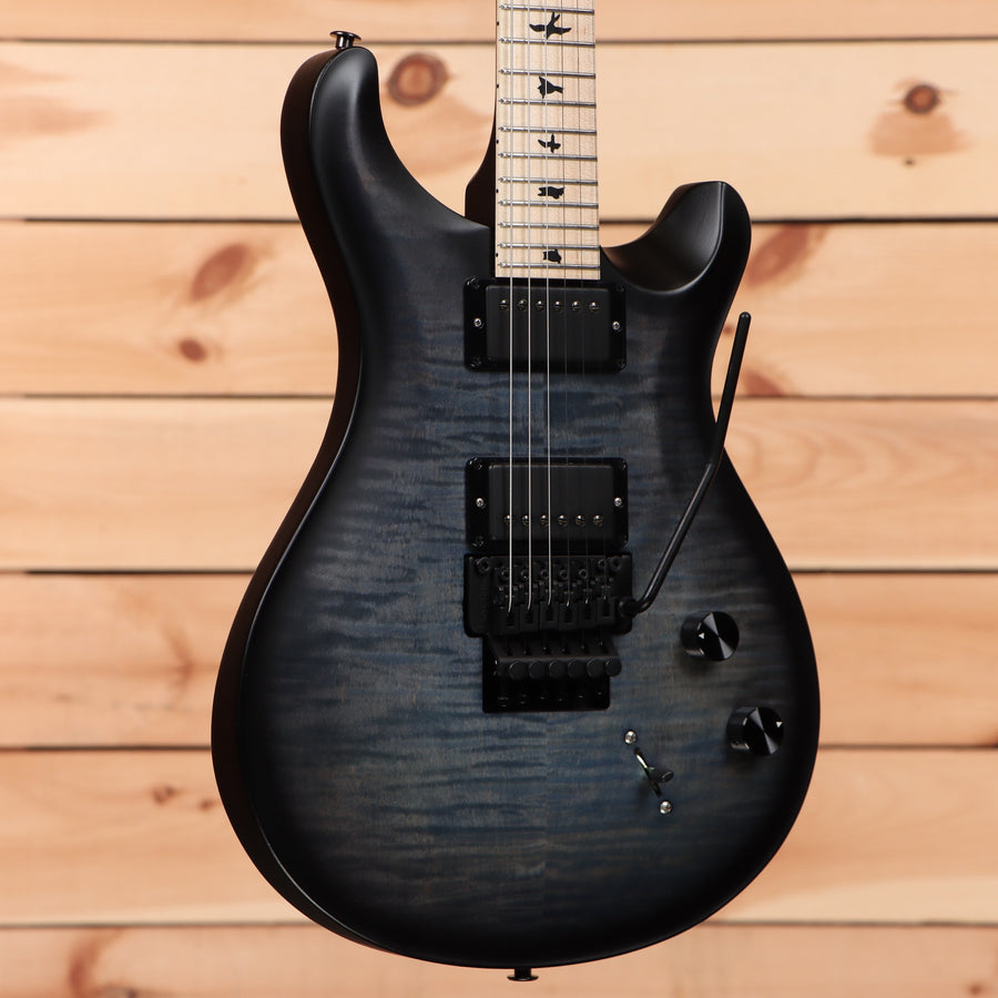 Paul Reed Smith DW CE24 Floyd electric guitar faded grey black satin with dual humbuckers and Floyd Rose tremolo