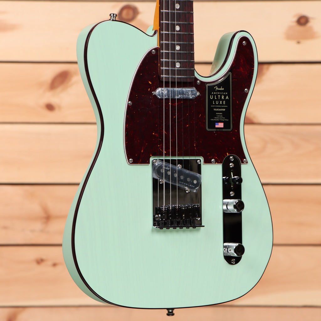 Fender Ultra Luxe Telecaster - Transparent Surf Green