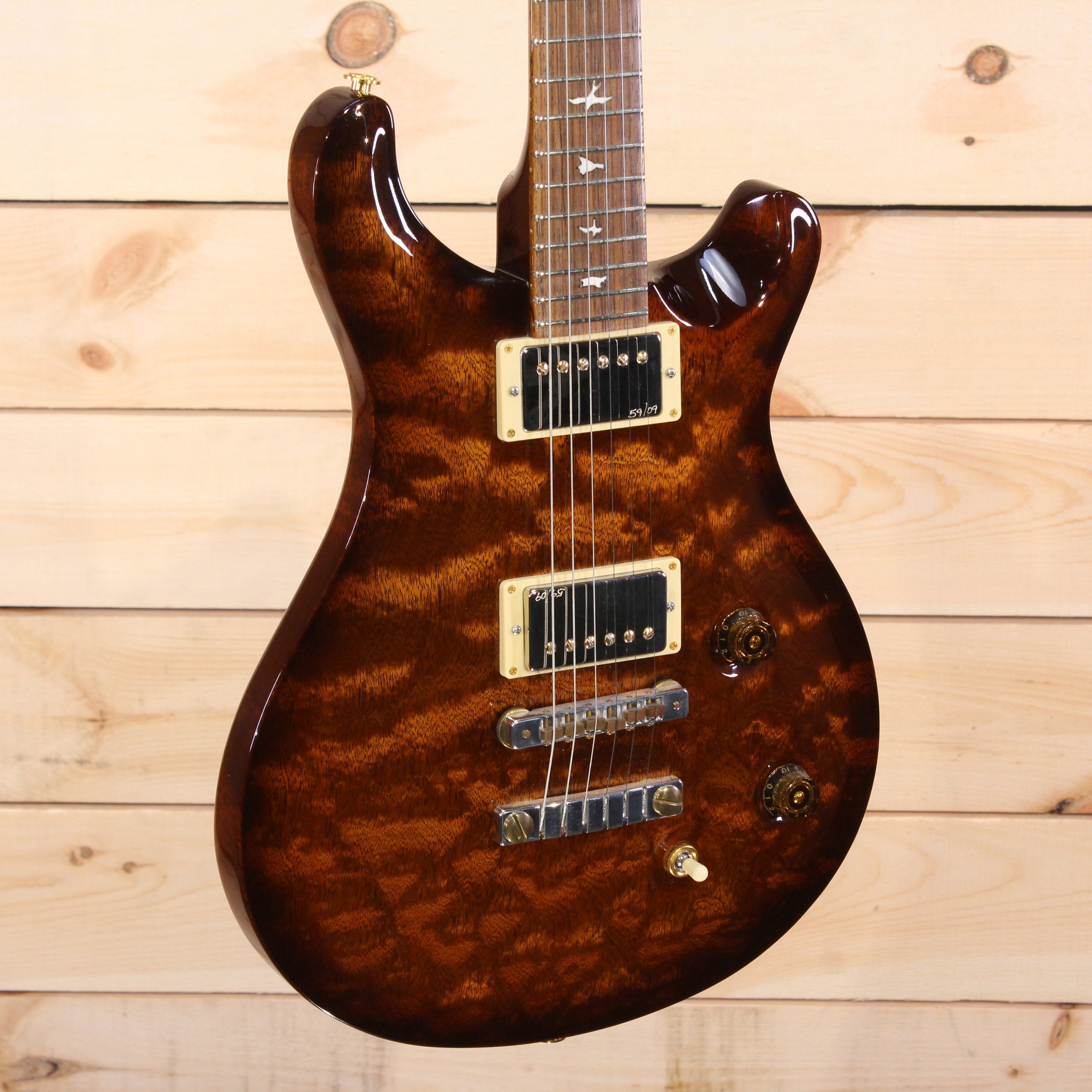 PRS Private Stock Standard 22 electric guitar quilted maple top amber burst finish with dual humbuckers