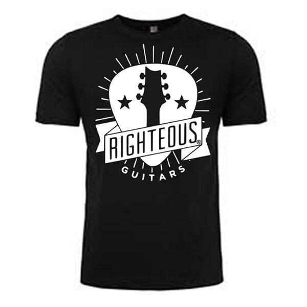 Righteous Guitars T Shirt Men's Black-1-Righteous Guitars