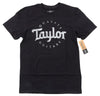 Taylor Black Aged Logo T-Shirt-1-Righteous Guitars