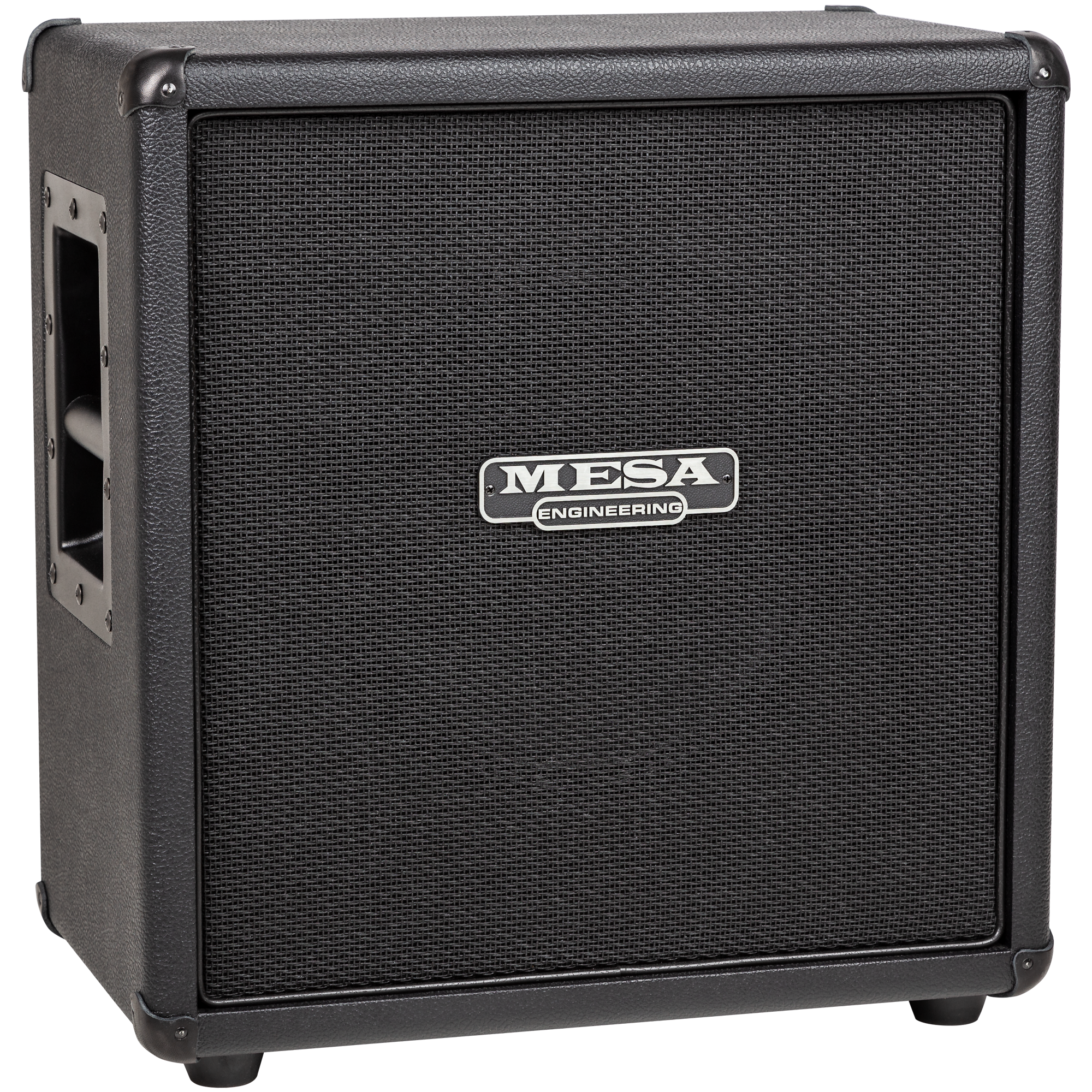 Mesa Boogie 1x12 Mini Recto Wide Straight speaker cabinet black with front-facing speaker grille