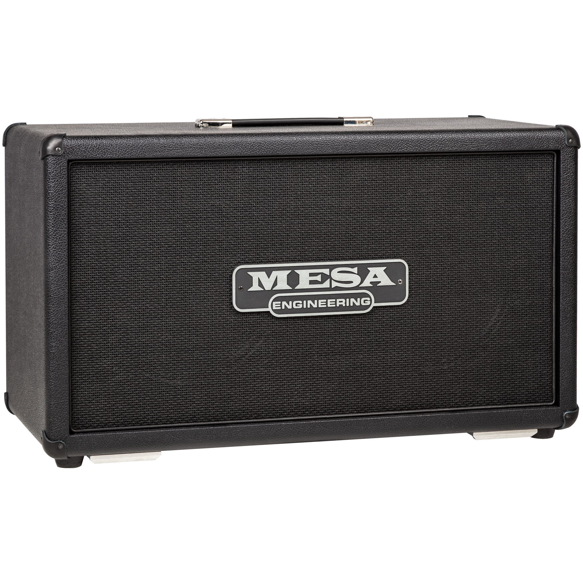Mesa Boogie 2x12 Horizontal Rectifier speaker cabinet black with textured grille front