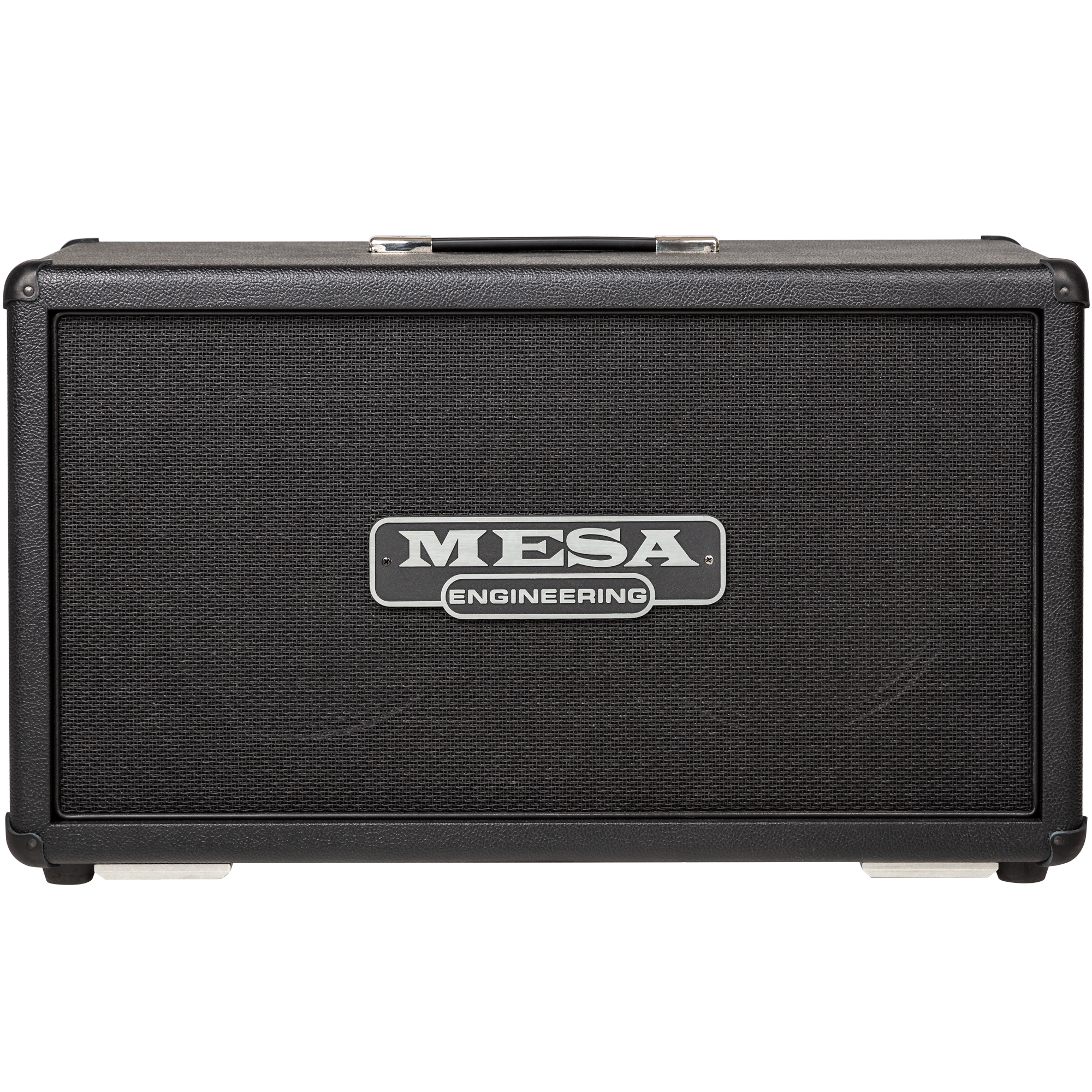 Mesa Boogie 2x12 Horizontal Rectifier Cabinet black with dual speaker configuration