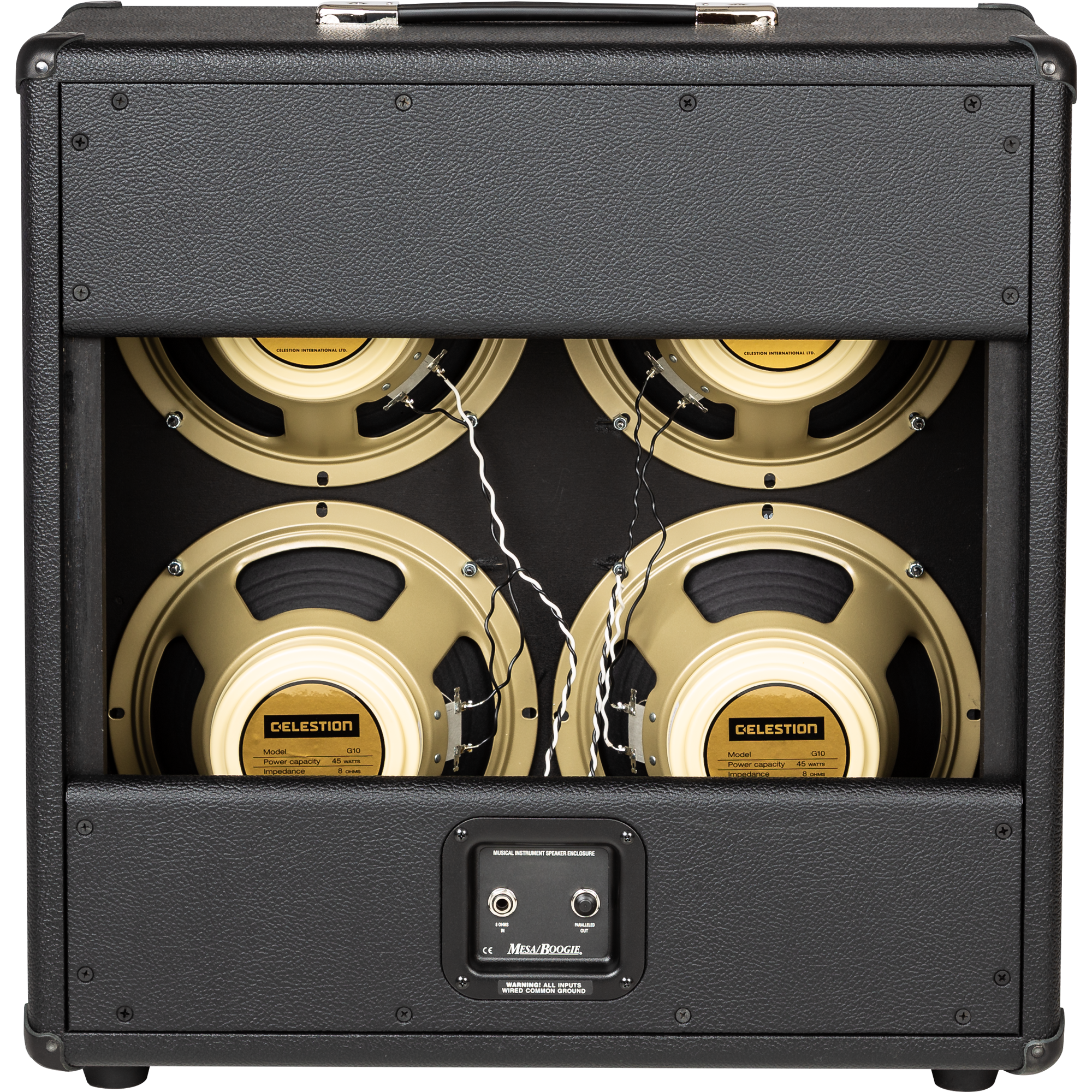 Mesa Boogie 4x10 Boogie open-back bass cabinet black with Celestion speakers
