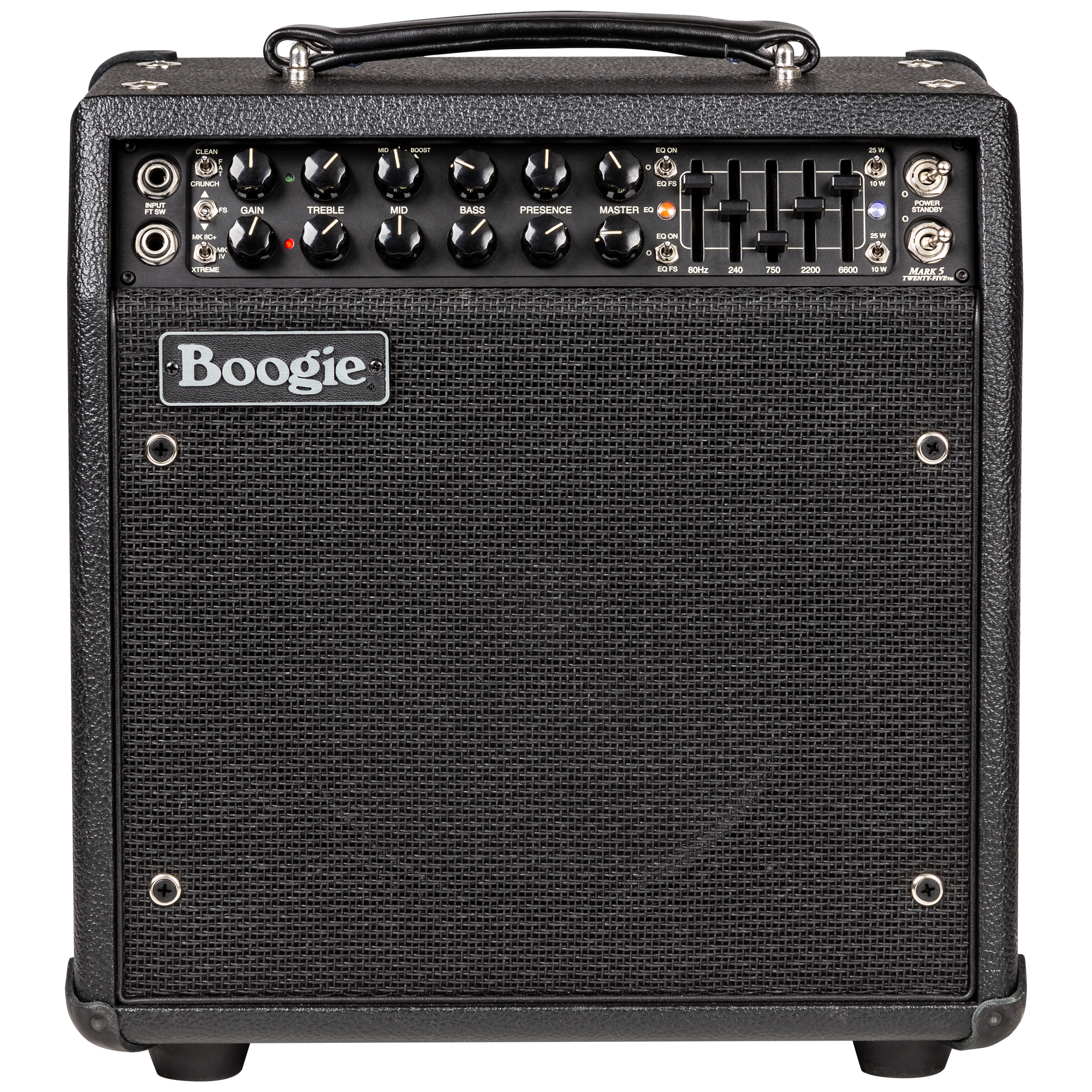 Mesa Boogie Mark Five 25 1x10 combo amplifier black with 5-band EQ and presence control