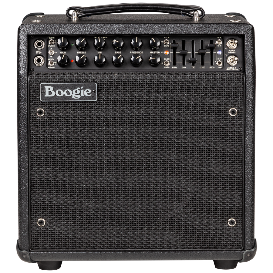 Mesa Boogie Mark Five 25 1x10 combo amplifier black with 5-band EQ and presence control