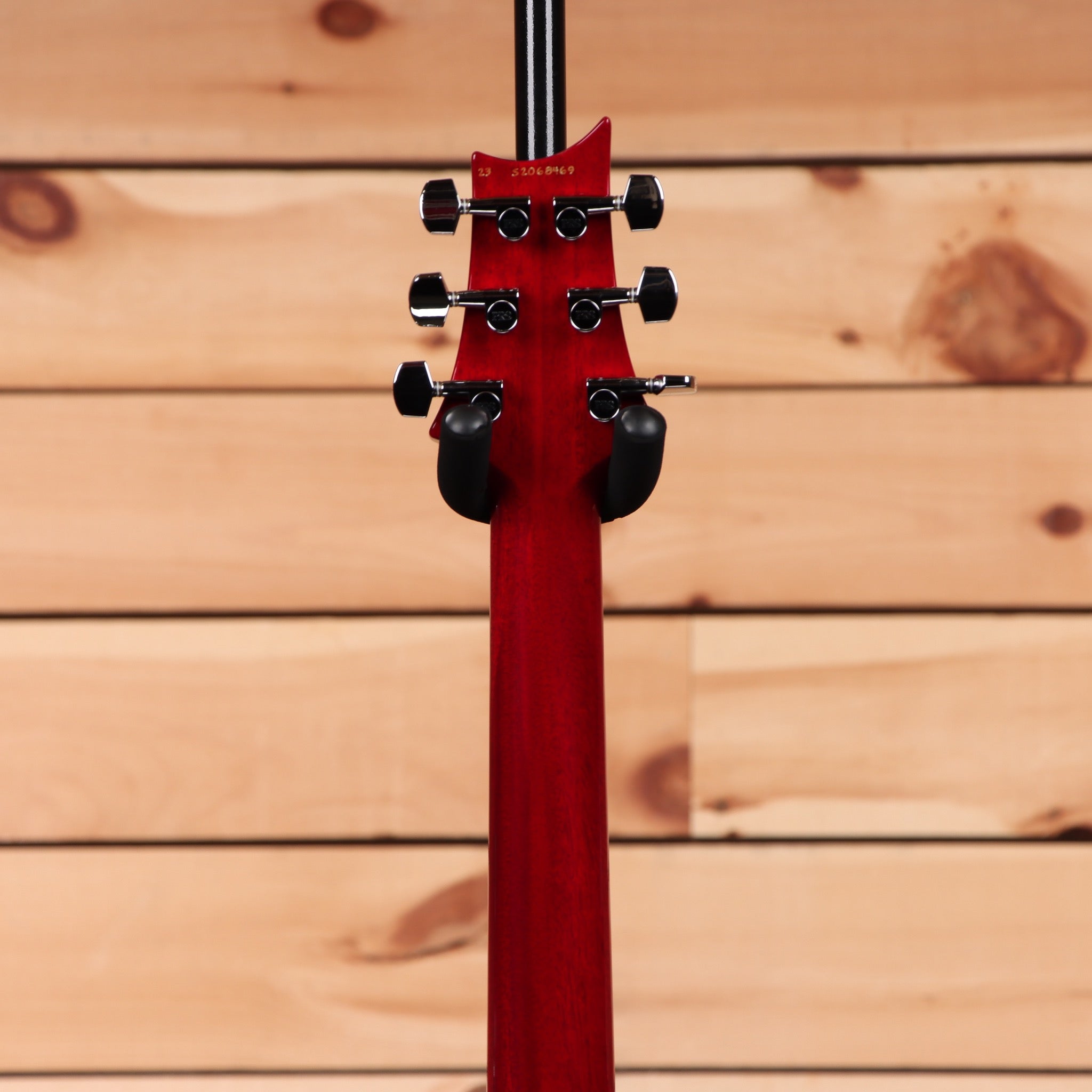 Paul Reed Smith S2 Custom 24 10th Anniversary electric guitar Bonni Pink Cherry Burst with black tuning machines