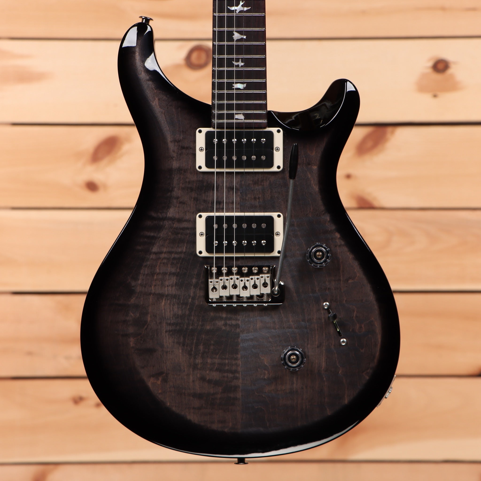 Paul Reed Smith 10th Anniversary S2 Custom 24 electric guitar Faded Gray Black Burst with dual humbucker pickups