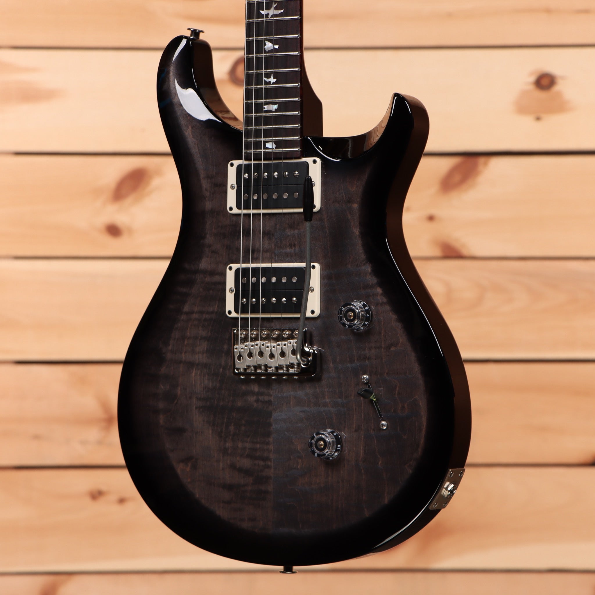 Paul Reed Smith 10th Anniversary S2 Custom 24 electric guitar faded gray black burst with dual humbuckers