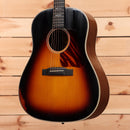 Eastman E22SS dreadnought acoustic guitar sunburst finish with white binding and black pickguard