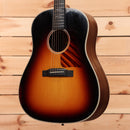 Eastman E22SS dreadnought acoustic guitar sunburst finish with white binding and solid spruce top