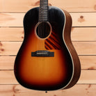 Eastman E22SS dreadnought acoustic guitar sunburst finish with white binding and solid spruce top