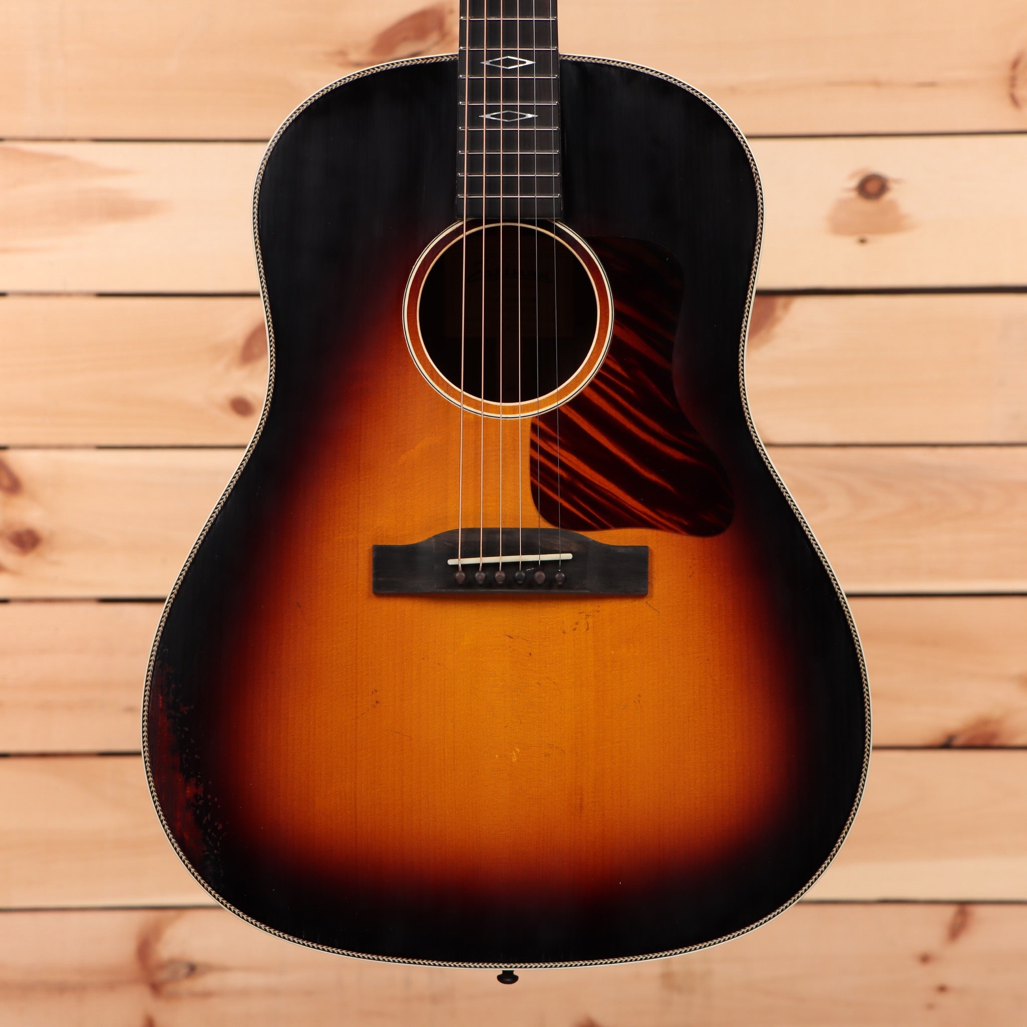 Eastman E22SS dreadnought acoustic guitar sunburst finish with bound body and rosewood back